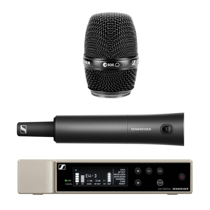 Sennheiser EW-D 935 Digital Handheld Wireless System with e935 Capsule - Q1-6 Frequency