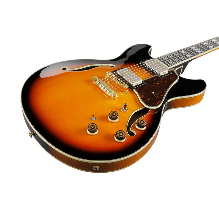 Ibanez 2022 AS113 Artstar Semi-Hollow Guitar - Brown Sunburst