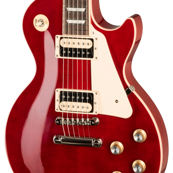 Gibson Les Paul Classic Electric Guitar - Translucent Cherry - New,Translucent Cherry