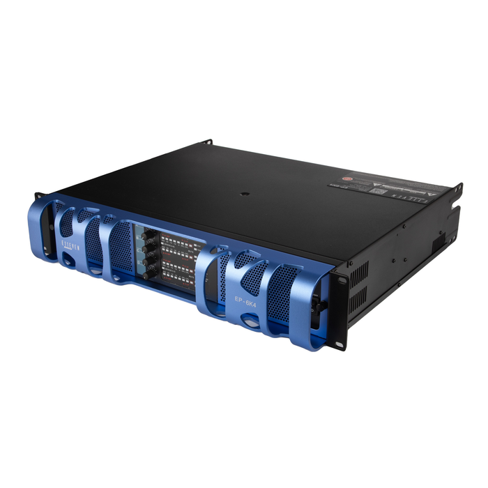 E11EVEN EP-6K4 4-Channel 1250-Watt Power Amplifier - Blue