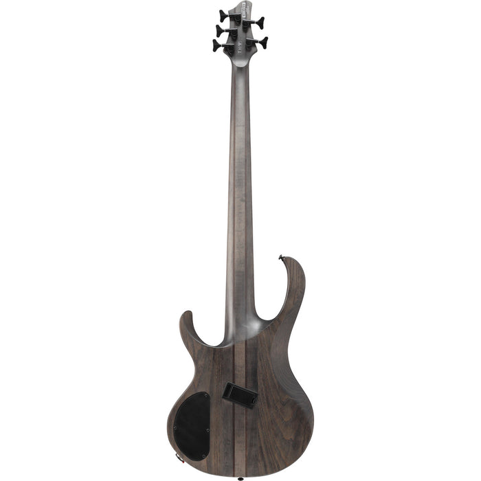 Ibanez 2022 BTB805 Bass Workshop BTB 5-String Multi Scale Bass Guitar - Transparent Gray Flat