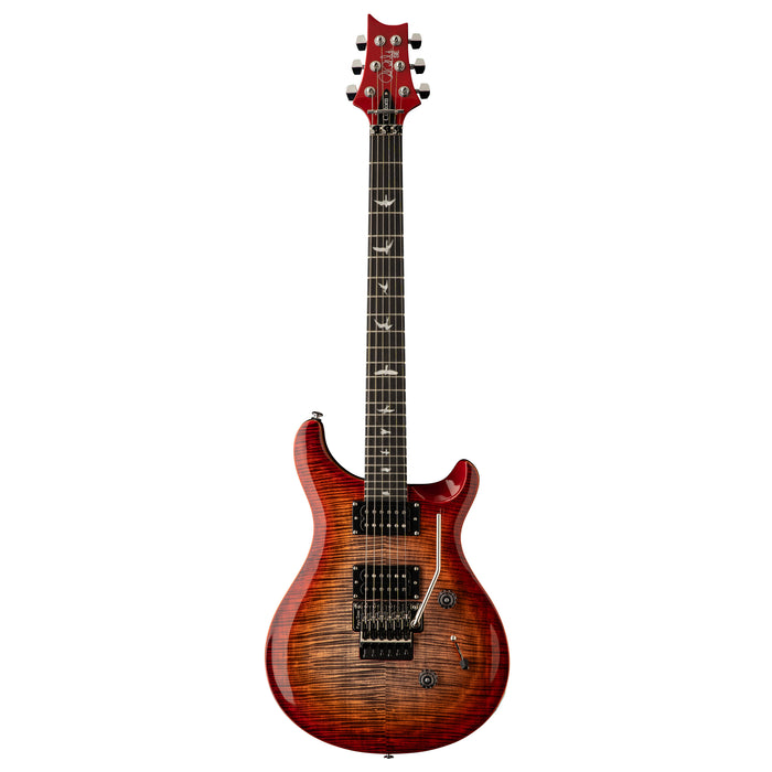 PRS SE Custom 24 Floyd Electric Guitar - Charcoal Cherry Burst