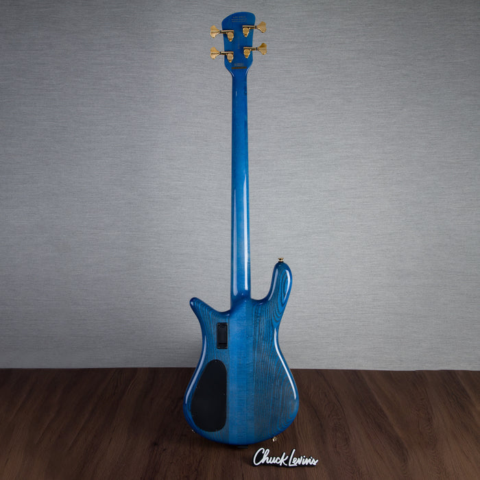 Spector Euro4 LT Bass Guitar - Exotic Poplar Burl Blue Fade - CHUCKSCLUSIVE - #]C121SN 21045