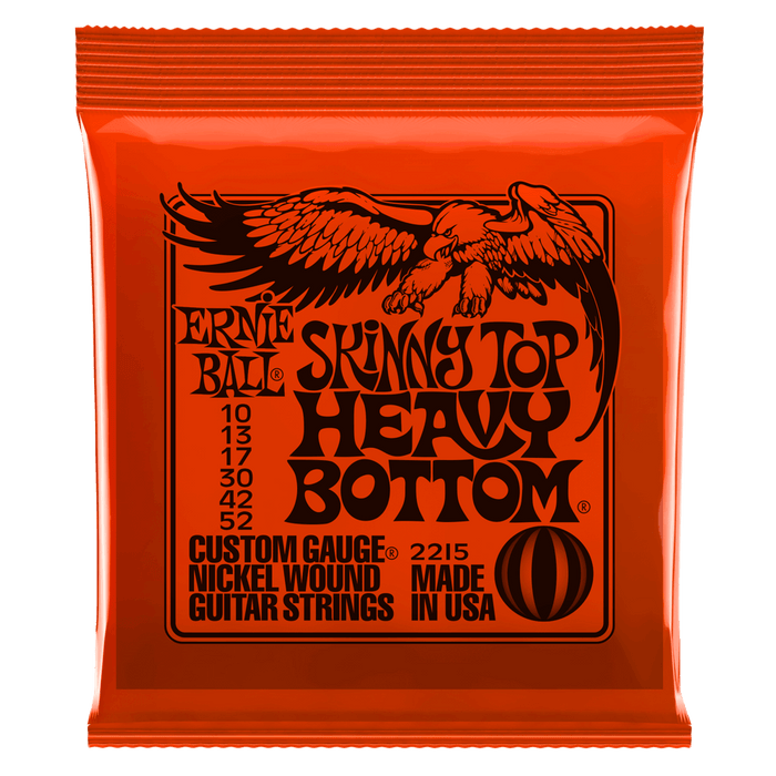 Ernie Ball Skinny Top Heavy Bottom Slinky Nickel Wound Electric Guitar Strings .10-.52