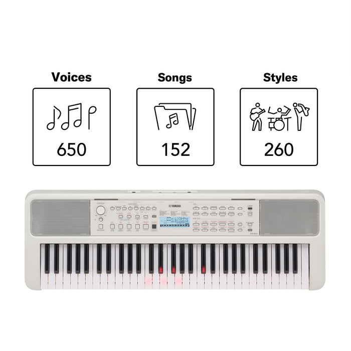 Yamaha EZ-310 61-Key Portable Keyboard with Lighted Keys