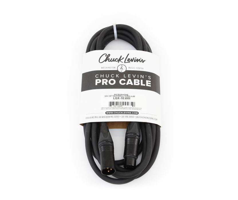 Chuck Levin's Premium Microphone Cable - 10ft - Preorder