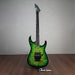 ESP USA M-I FR-DLX Quilt Maple Top Electric Guitar - Dark Lime Sunburst - #US23086