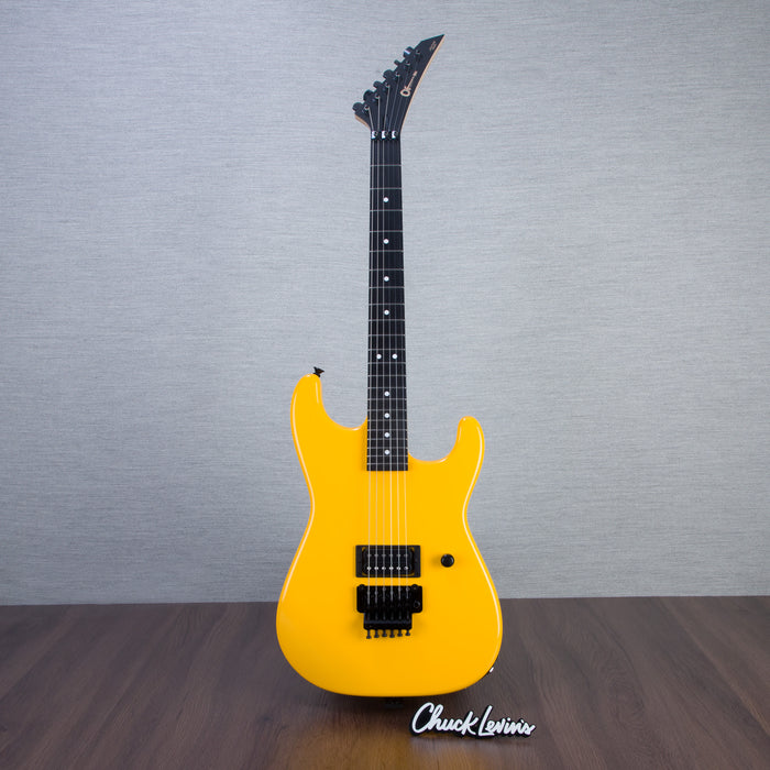 Charvel Custom Shop San Dimas 1H Floyd Rose Masterbuilt by “Big” Rob Knowles - Taxi Cab Yellow - #RK0078