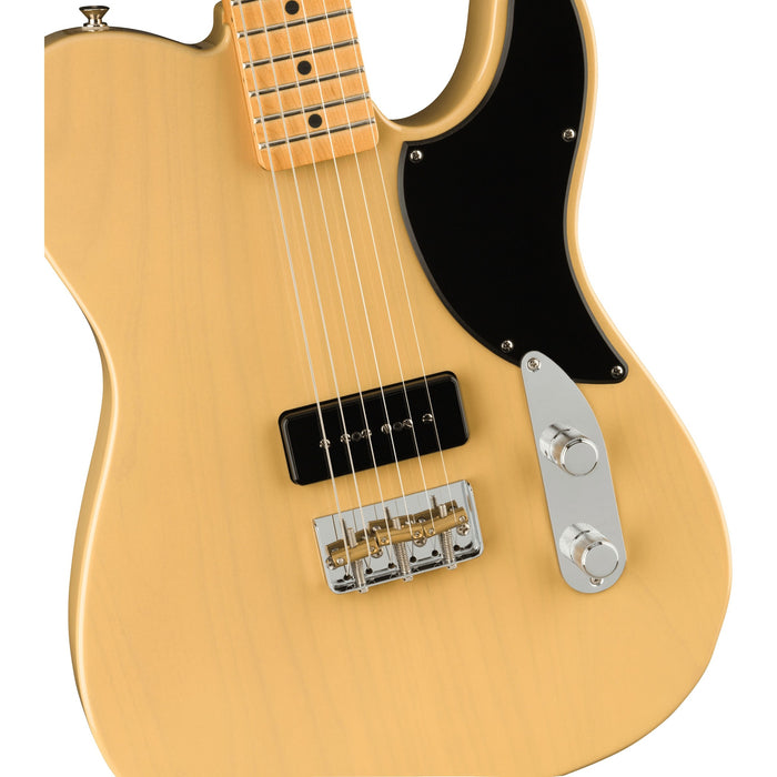 Fender Noventa Telecaster Electric Guitar, Maple Fingerboard - Vintage Blonde - New