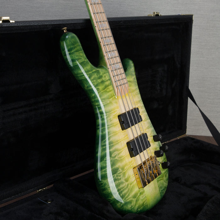 Spector USA Custom NS-2 Bass Guitar - Alien Glow - CHUCKSCLUSIVE - #1385