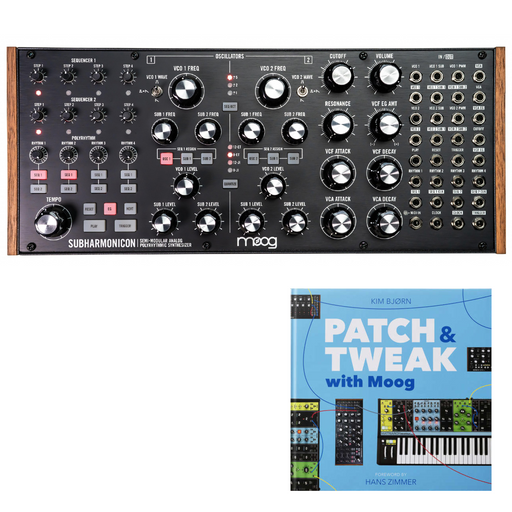 Moog Subharmonicon Semi-Modular Synthesizer with Patch & Tweak Book