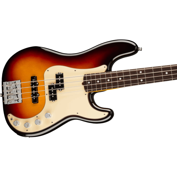 Fender American Ultra Precision Bass, Rosewood Fingerboard - Ultraburst - New