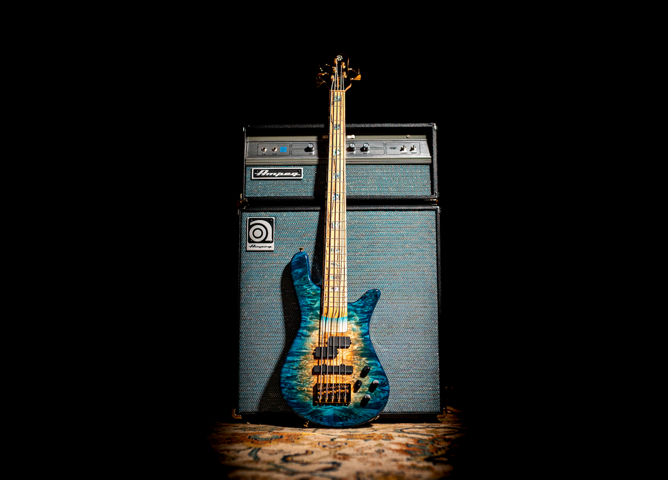 Spector USA Custom NS-5 Bolt-On 5-String Bass Guitar - Desert Island Gloss Chuck Levin's Exclusive