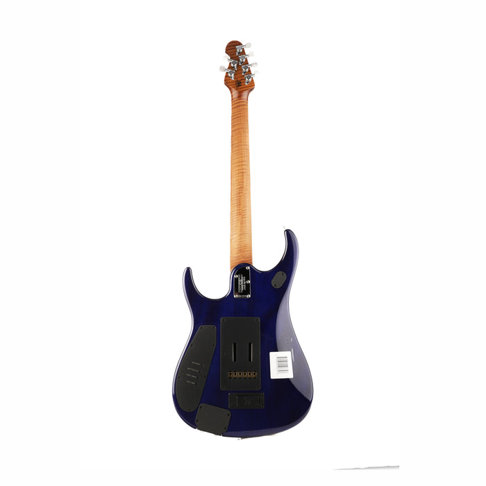 Music Man John Petrucci Signature JP15 Electric Guitar, Cerulean Paradise Fade, Flame Maple Top - Open Box Mint