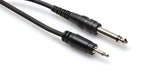 Hosa CMP310 Mono Interconnect, 3.5 mm TS to 1/4" TS, 10 Feet