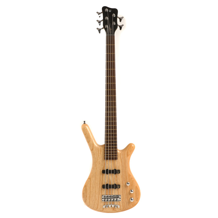 Warwick Teambuilt Pro Series Corvette Ash 5-String Electric Bass Guitar - Natural Transparent Satin - New