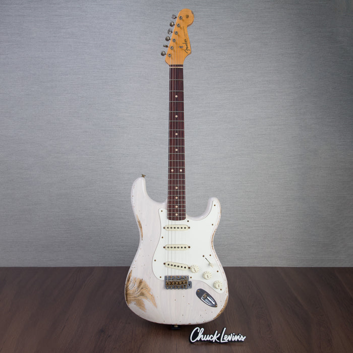 Fender Custom Shop 1959 Stratocaster Heavy Relic – Aged White Blonde - #CZ557758