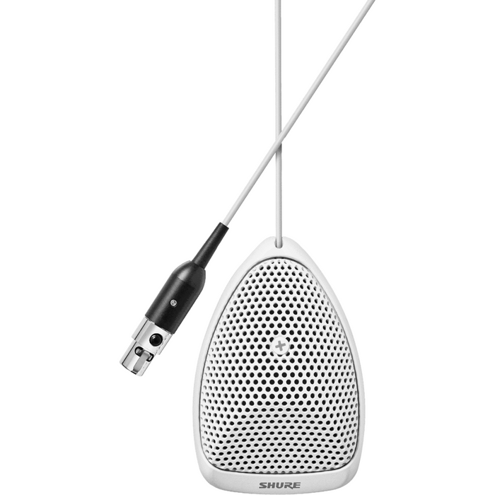 Shure MX391W/C Microflex Boundary Cardioid Microphone - White