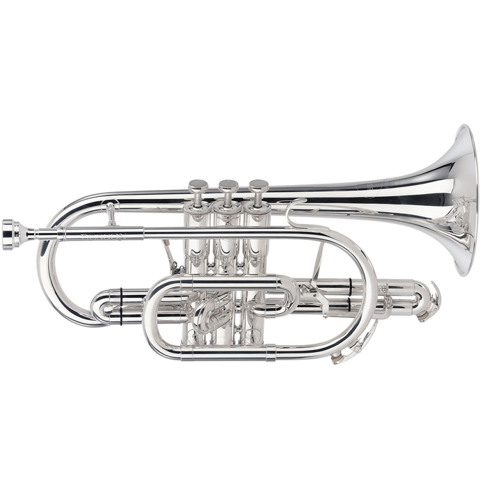 Besson Sovereign 928G Bb Cornet - Silver Plated