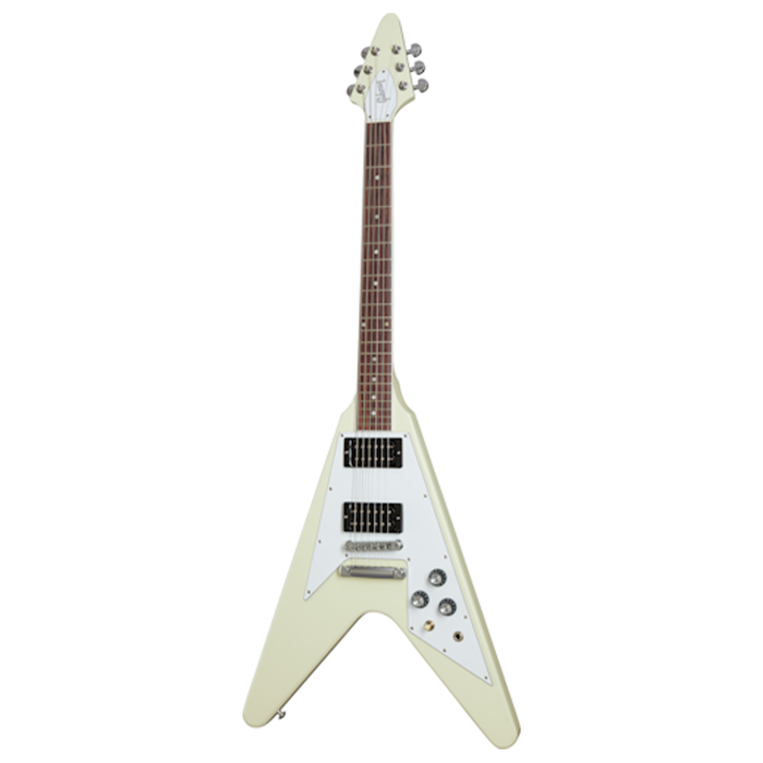 Gibson Flying V '70s Electric Guitar - Classic White - New