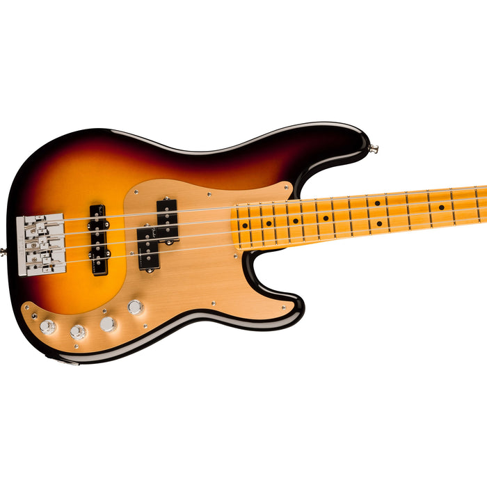 Fender American Ultra II Precision Bass Guitar, Maple Fingerboard - Ultraburst