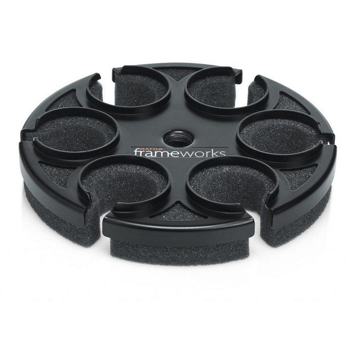 Gator Frameworks GFW-MIC-6TRAY Multi Microphone Tray for 6 Mics