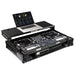 Odyssey FZGSRANE4W1BL RANE FOUR Black Label 1U Flight Case with Glide Style Laptop Platform and Wheels