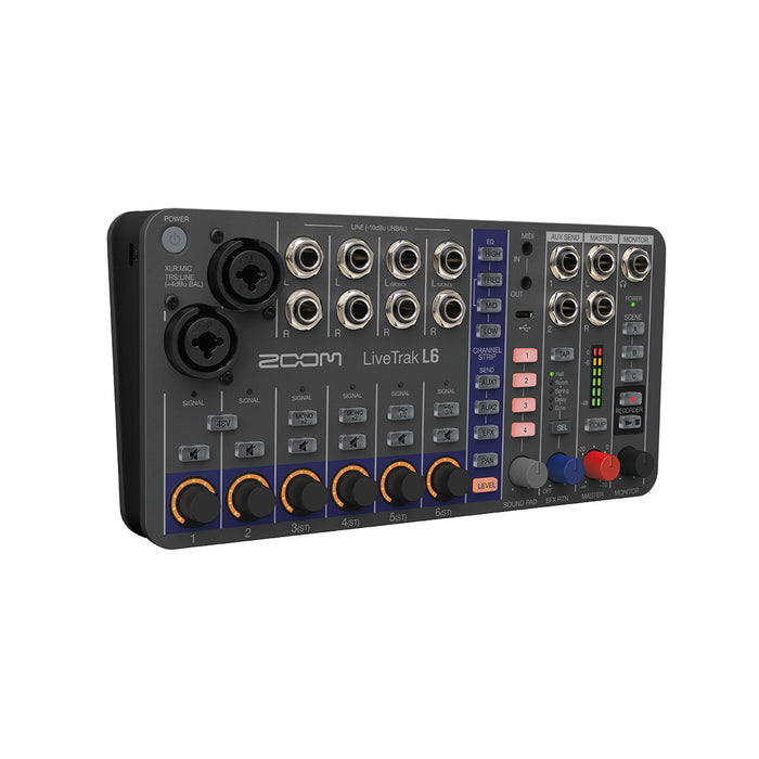 Zoom LiveTrak L6 10-Track Digital Mixer Recorder - Preorder