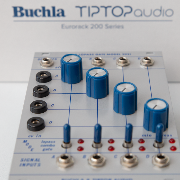 Tiptop Audio Buchla Model 292t Quad Lopass Gate with Vactrols