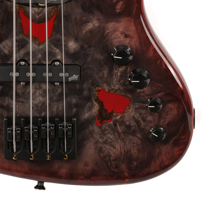 Spector USA Custom Coda4 Deluxe Bass Guitar - Bloodstone - CHUCKSCLUSIVE - #161