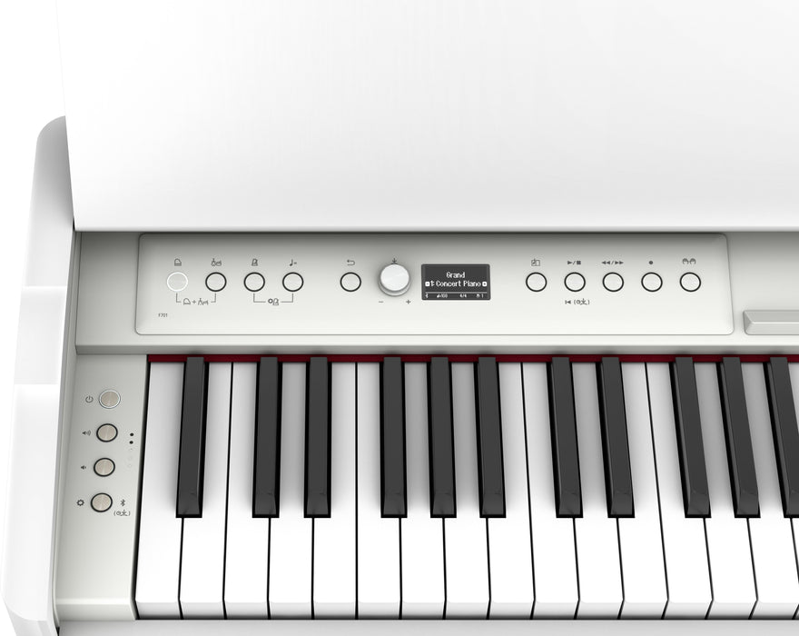 Roland F701 Digital Piano - White