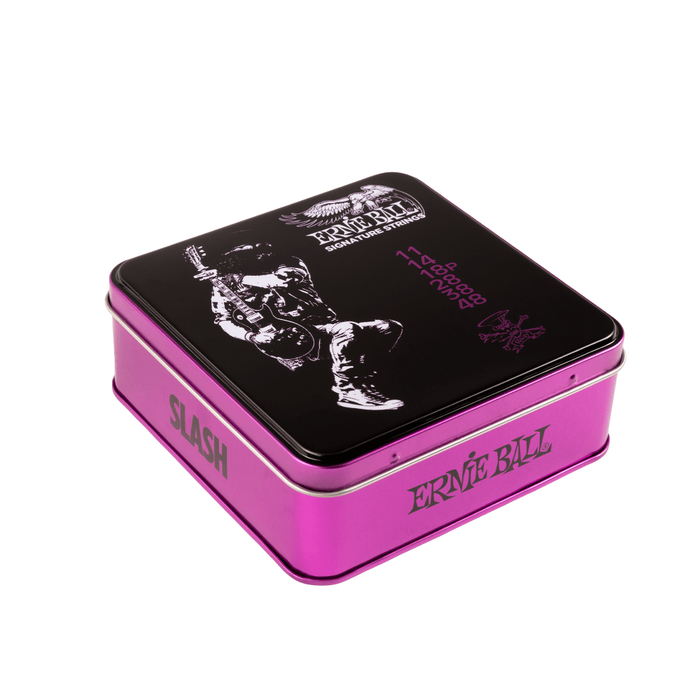 Ernie Ball Electric Guitar Strings - Slash Signature Series 3 Pack In Collectors Tin