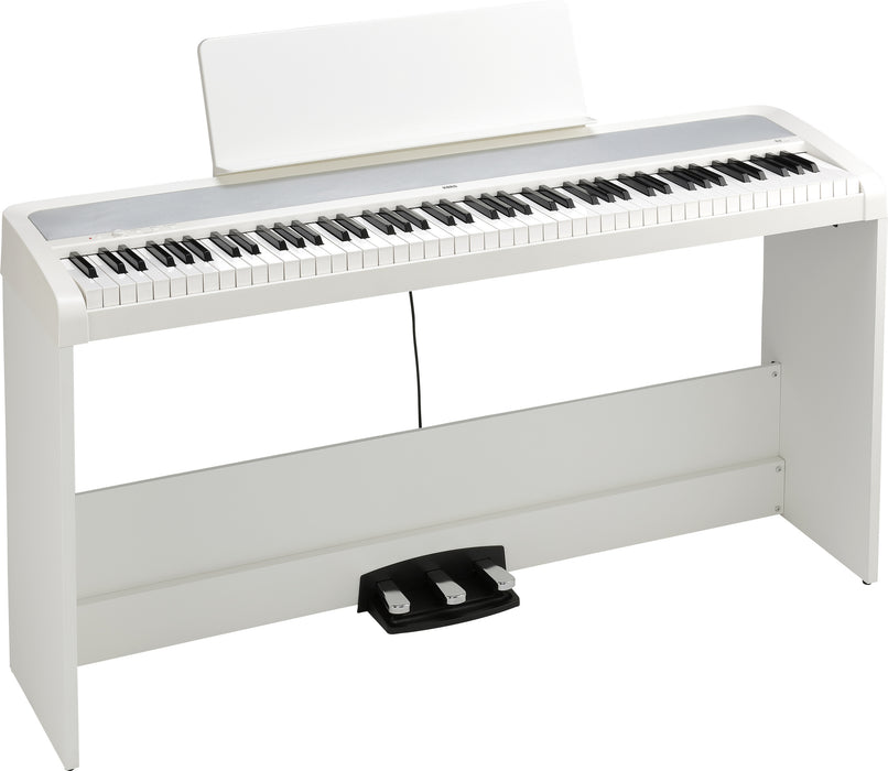 Korg B2SP 88-Key Digital Keyboard w/Stand - White - New,White