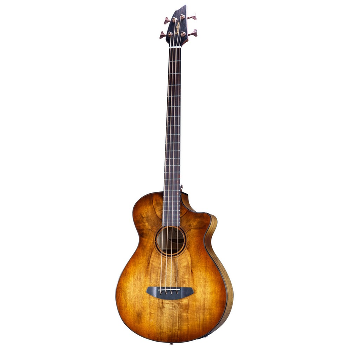 Breedlove ECO Pursuit Exotic S Concerto CE Acoustic Bass Guitar - Amber, Myrtlewood - New