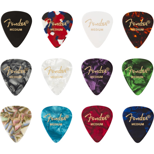 Fender Celluloid Medly 351 Shape 12 Pack Guitar Picks