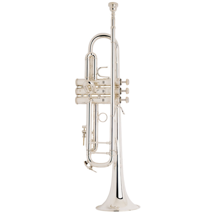Bach LT180S37 Stradivarius B-Flat Trumpet Outfit - Silver Plated