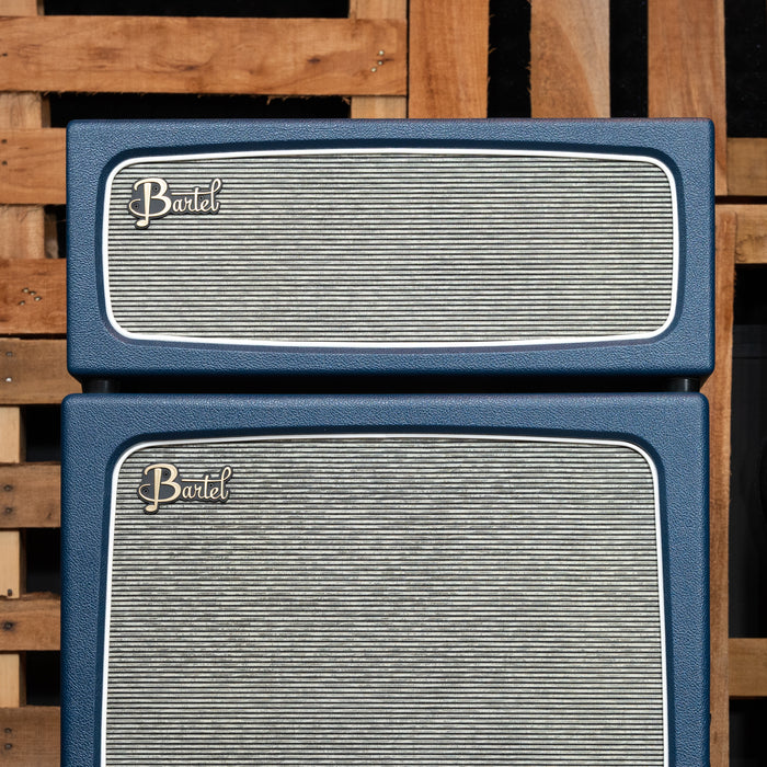 Bartel Roseland 45-Watt 2x12 Half-Stack Guitar Amplifier with Footswitchable Boost, Blue Tolex - CHUCKSCLUSIVE 65th Anniversary Edition