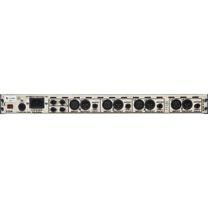 API 3124MV Discrete 4-Channel Mic PreAmp with Stereo Mixer