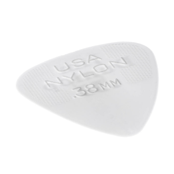 Dunlop Nylon Standard Guitar Picks - .38mm - White (12-Pack)