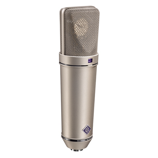 Neumann U 89 I Multi-Pattern Condenser Microphone W/ Wooden Box - Nickel