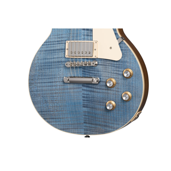 Gibson Les Paul Standard '60s Figured Top Electric Guitar - Ocean Blue - Display Model - Mint, Open Box
