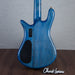 Spector Euro5 LT 5-String Bass Guitar - Exotic Poplar Burl Blue Fade - CHUCKSCLUSIVE - #]C121SN 21056