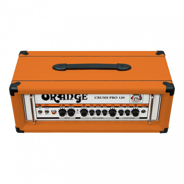 Orange Crush Pro CR120H 120W Guitar Amp Head W/ Rockerverb Voicing - Orange