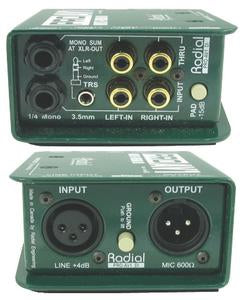 Radial Engineering ProAV2 Stereo Multimedia DI