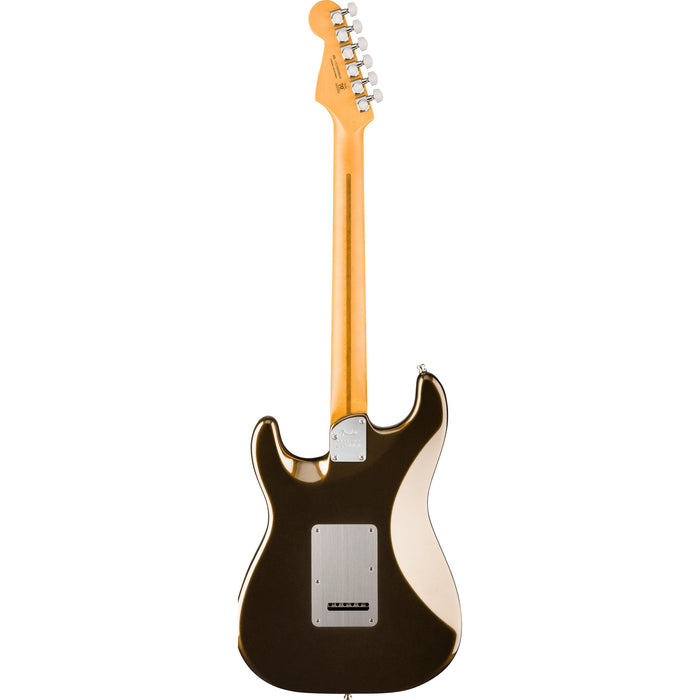 Fender American Ultra II Stratocaster HSS Electric Guitar, Ebony Fingerboard - Texas Tea