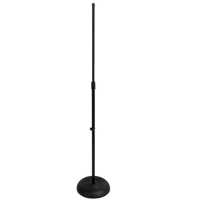 On Stage MS7201B Round Base Microphone Stand - Black - Preorder