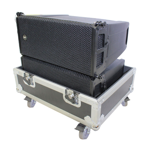 ProX X-RCF HDL6A LA X2W Dual-Speaker Flight Case for Line Array with Casters