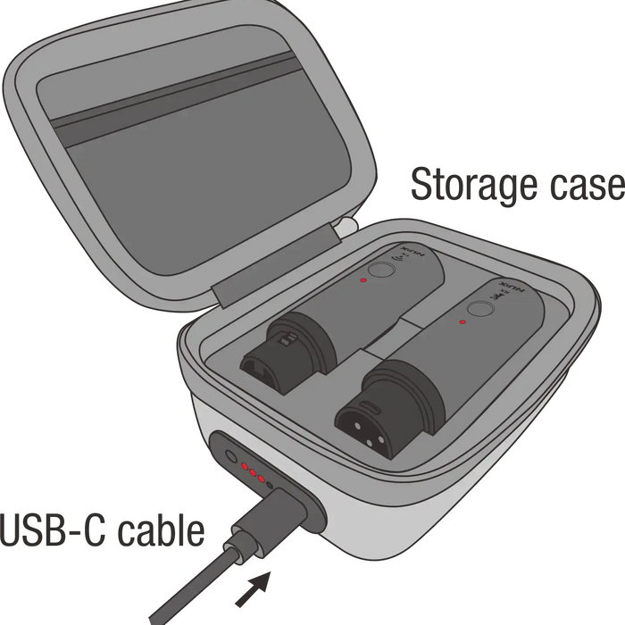 NUX B-3RC 2.4GHz Wireless Microphone System