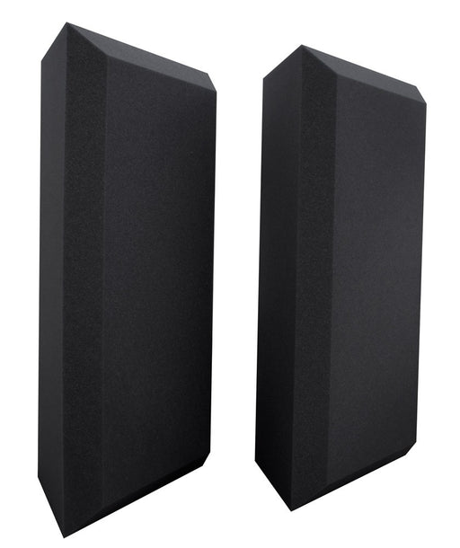 Ultimate Support UA-BTBV Professional Bevel W/ Vinyl Acoustic Bass Traps - Black (Pair)