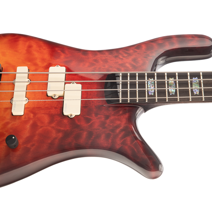 Spector USA Custom NS2 Bass Guitar - Lava Glow Gloss - #1276